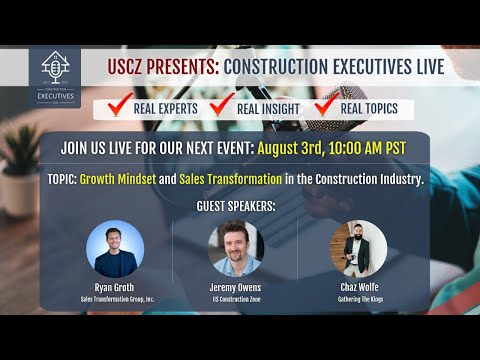 YouTube thumbnail for Mindset & Sales Transformation in the Construction Industry