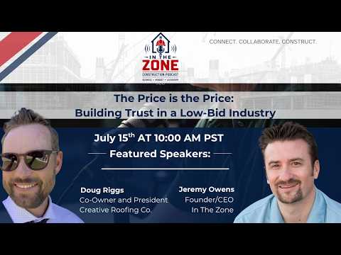 YouTube thumbnail for The Price Is the Price: Building Trust in a Low-Bid Industry