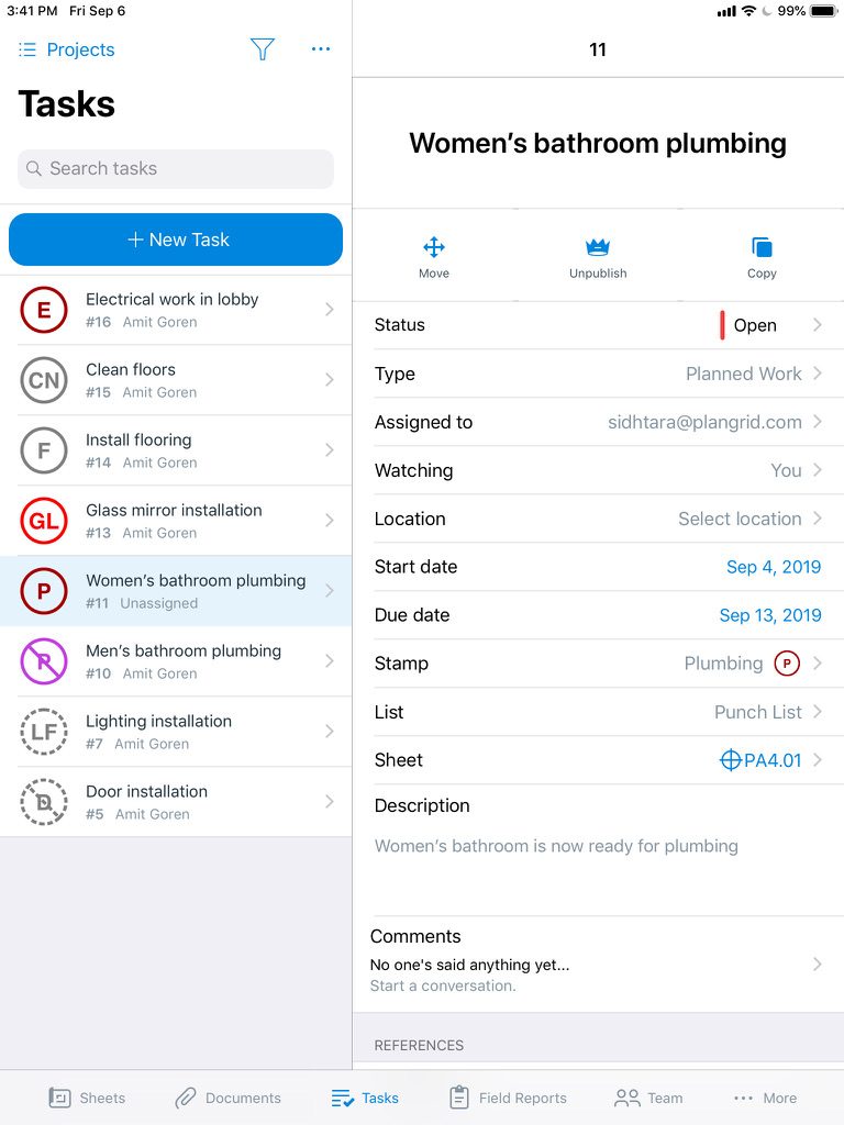 Tasks_Sheet Association_Task Details