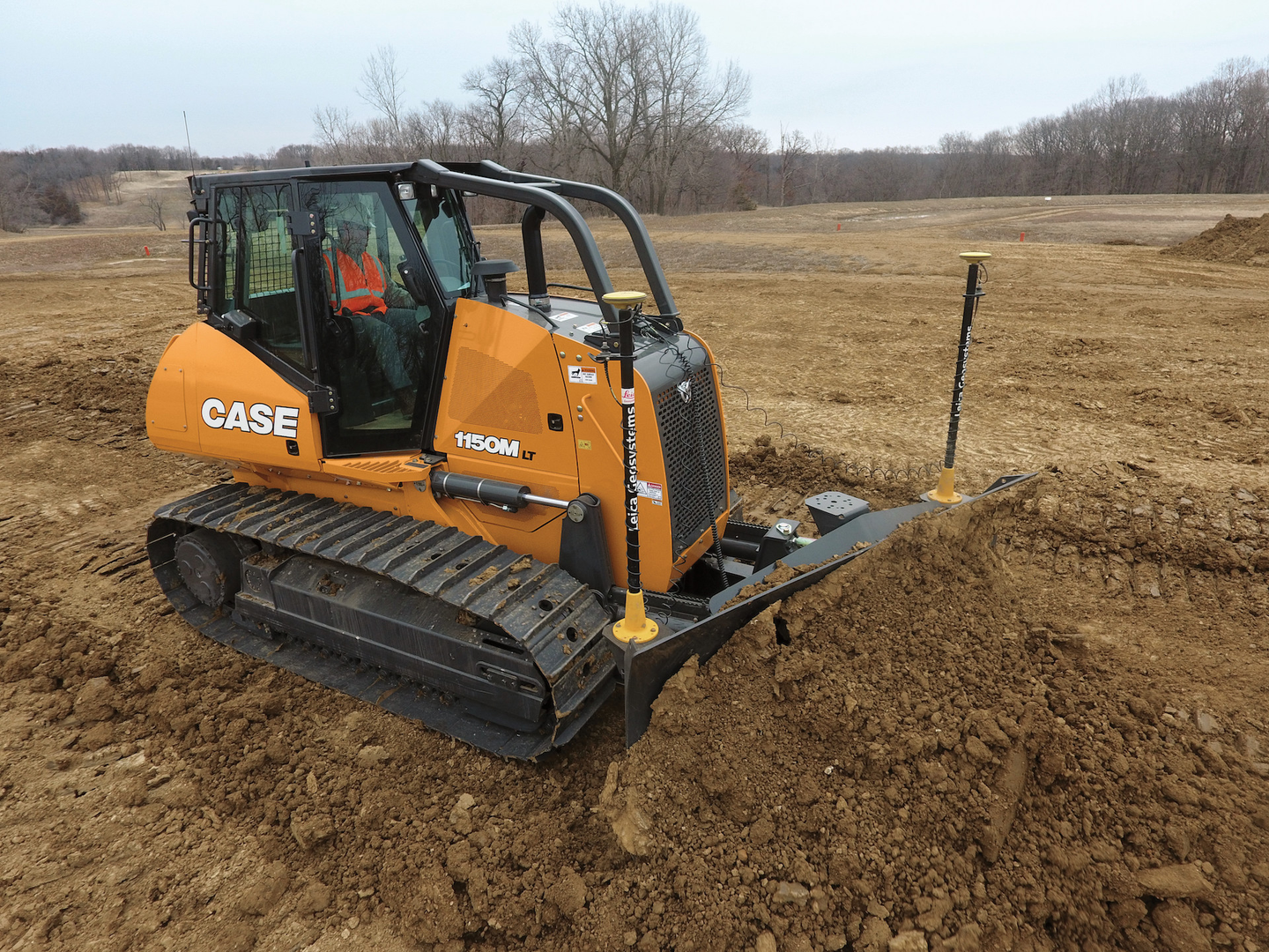 Case 1150M dozer machine control