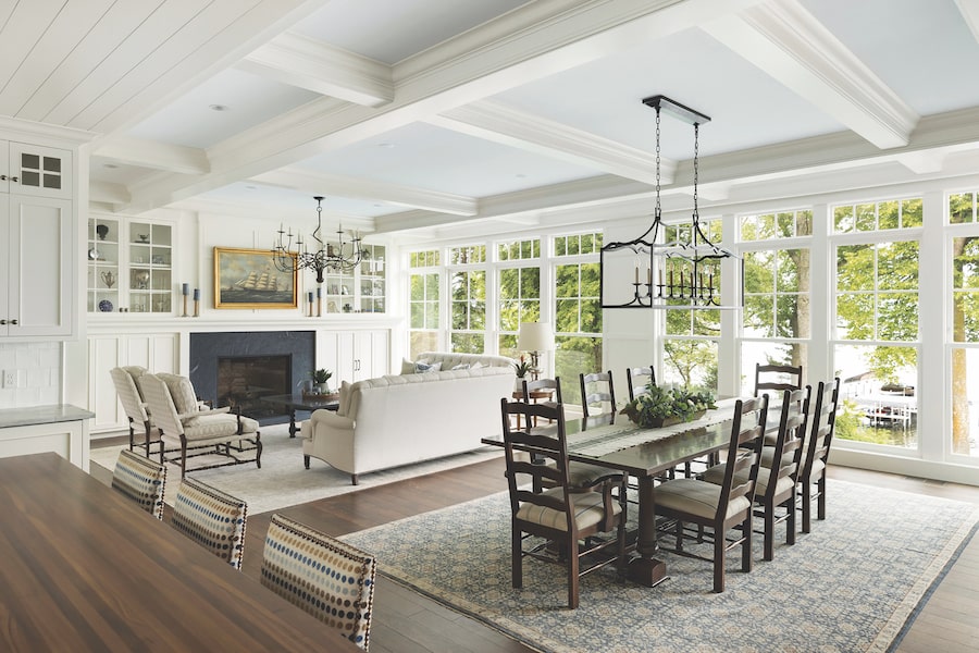 Wayzata Bay living and dining room